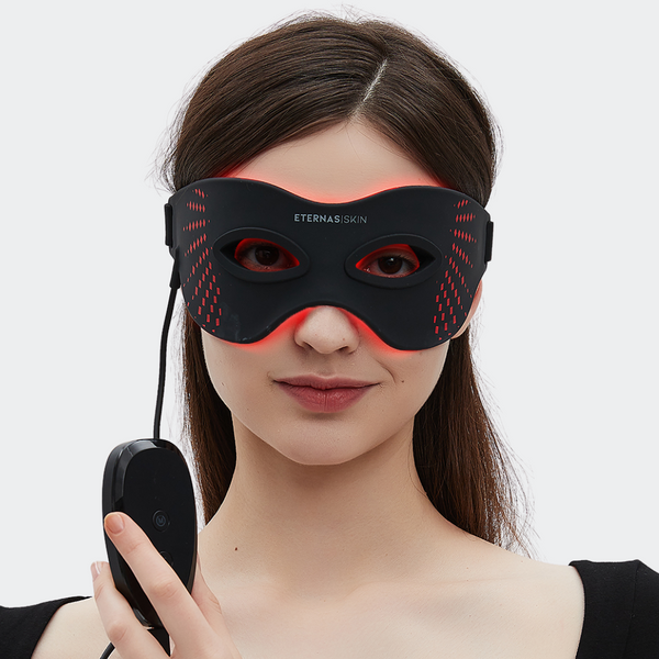 Masque lumineux pour les yeux - Thérapie par lumière LED proche de l'infrarouge (850 nm)